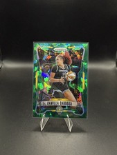 Kamilla Cardoso Green Cracked Ice 2026 Panini WNBA Prizm #46 Sky