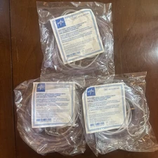 LOT of 3 Medline HCS4514 Soft-Touch Adult Nasal Cannula 7ft. Tubing HCS-4514