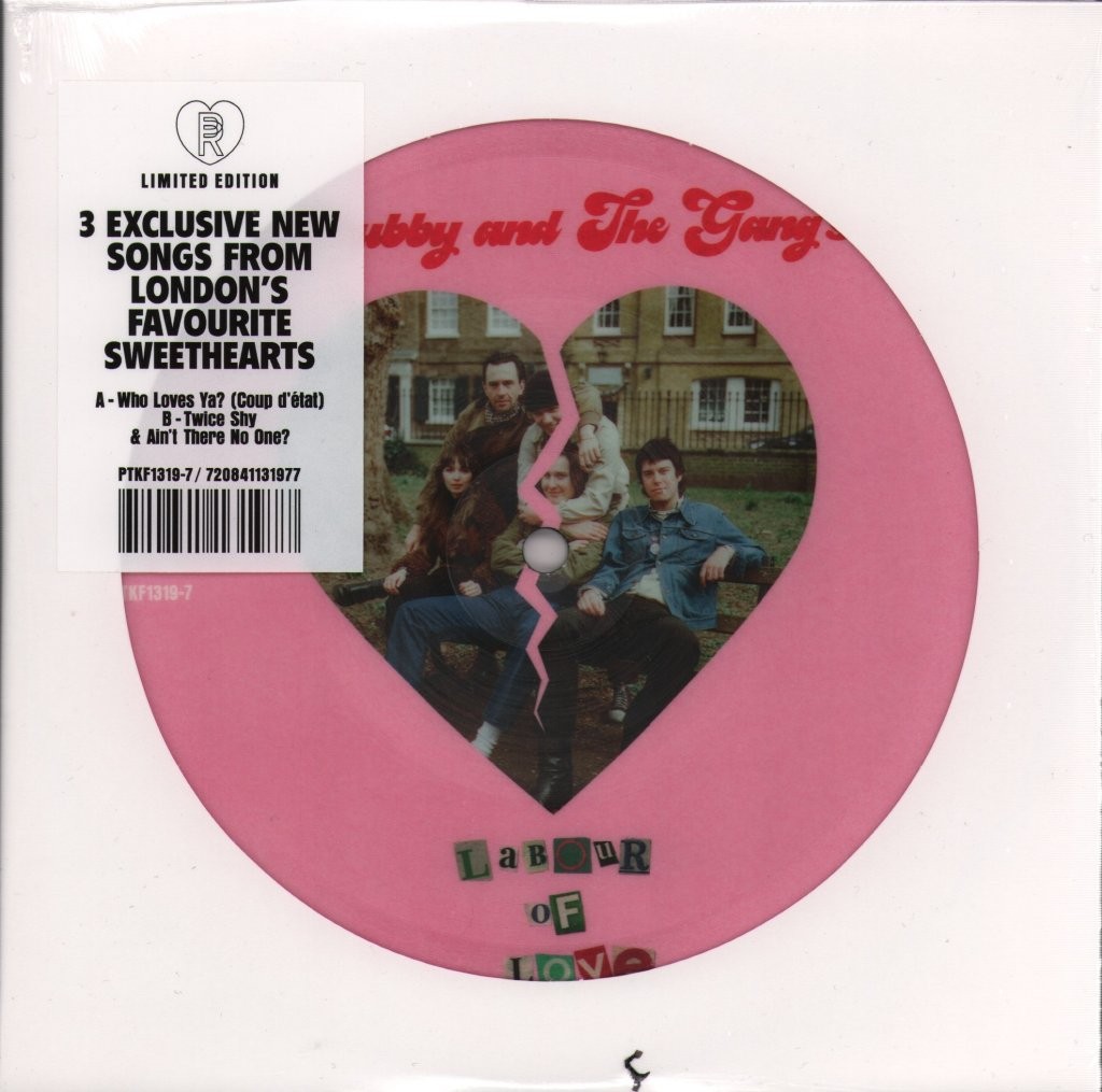 Chubby and the Gang Labour of Love 7"" vinyl Europe Partisan 2022 Limited 7"" pic
