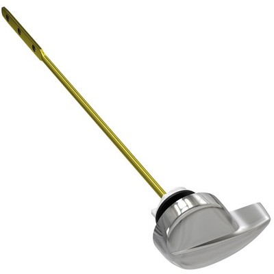 Toilet Flush Handle Lever Replacement Side Mount Chrome Brass Aluminum Arm 3 Hol