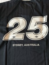 Adidas x Oasis Live 25 SYDNEY, AUSTRALIA Black Jersey Sz. SMALL NWT