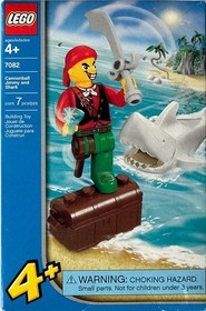LEGO 4 Juniors: Cannonball Jimmy and Shark (7082)