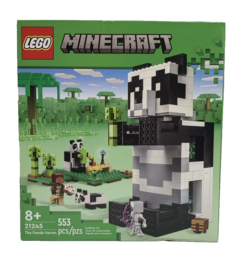 LEGO MINECRAFT: The Panda Haven (21245), 553 pcs Toy Building Kit