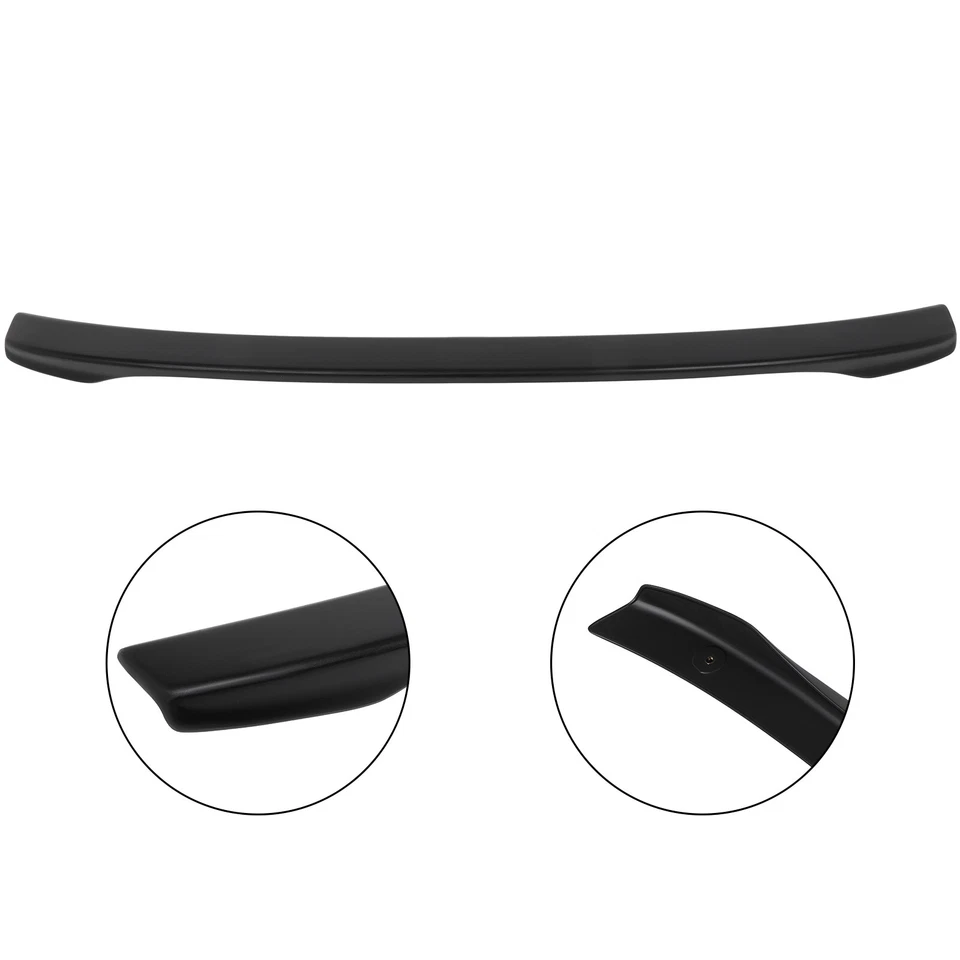 For 2007-2012 Lexus ES350 Sedan ABS Plastic Matte Black Rear Trunk Spoiler Lip Foto 4 de 4
