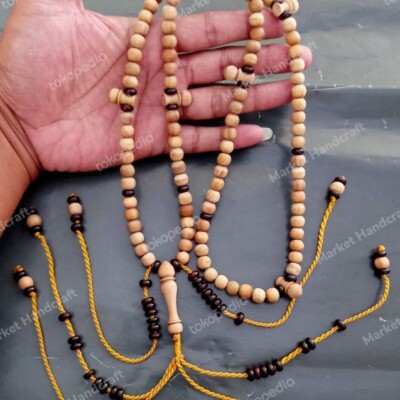 Sandalwood Tijani Prayer Beads Misbaha Tasbih Rosary Handmade