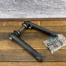 Mongoose BMX Crank Set Mid School BMX   3pc  Arms Spindle Cranks Bottom Bracket