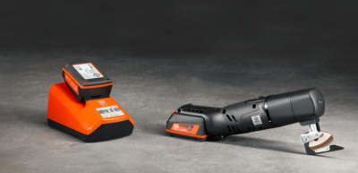 MOFEX FEIN R1 Power Cutter Professionelle Akkuschere mit Fuß technische Textilie