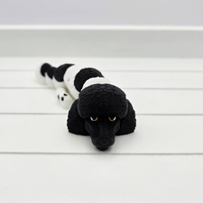 3D Printed Poodle Dog Flexi Keyring Articulated Fidget, bag charm, pet keyring