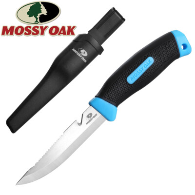 Mossy Oak Fish Knife &Bait Knife 4'' Fish Fillet Knife w/Sheath Razor Sharp Blade