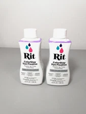 Rit Dye RIT COLORSTAY, 8 fl oz, Dye Fixative 2 Bottles. 