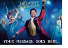 THE GREATEST SHOWMAN NOVELTY EDIBLE BIRTHDAY CAKE TOPPER A4 SIZE (10"X7.5")