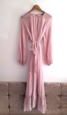 Women Ladies Party Evening Cocktail Business Office Pink Salmon Dress UK XL/14