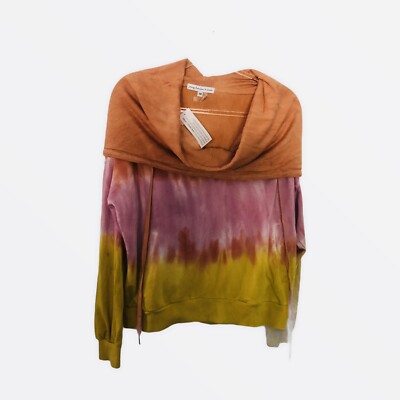 Young Fabulous Broke Sweatshirt Tie Dye Orange Ombre New Size Medium