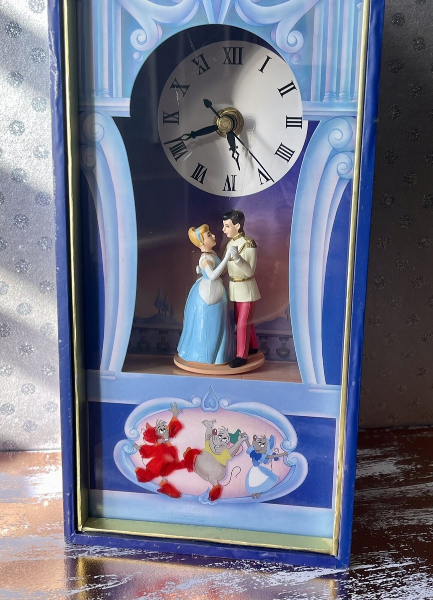 Disney Animated Cinderella & Prince Tower Clock Plays”So This Is