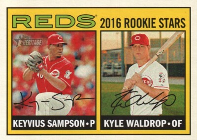 2016 Topps Heritage  #164 - Reds 2016 Rookie Stars  16-503