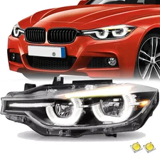 LED Headlight w/o AFS For 2016-2019 BMW 3 Series F30 320i 340i 330i Headlamp LH