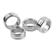 1PC Men Ring 304 Stainless steel Ball Stretcher Weight