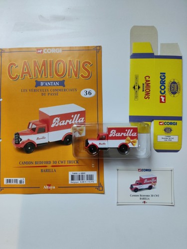 Miniature GESCHA 1/50 - Camion Bedford 340 V8 Avec Remorque SERNAM SNCF - Bleu