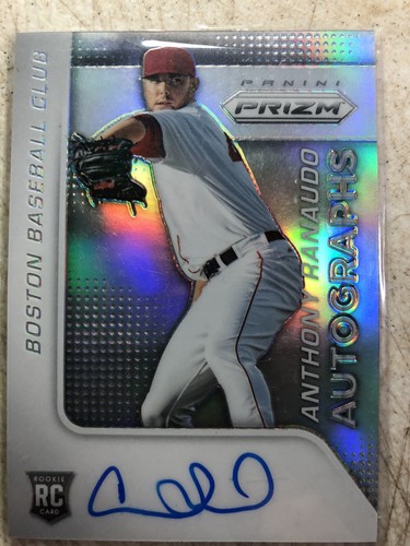 Anthony Ranaudo Auto Rookie On-Card Prizm Silver Boston Red Sox 2015