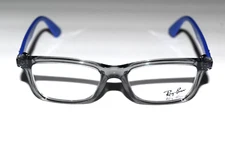 Ray-Ban Small Junior Gray Blue Rx RB1562 3745 Optical 46-16-125 Eyeglasses