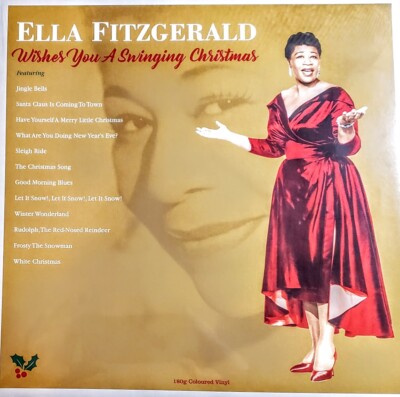 ELLA FITZGERALD WISHES YOU A SWINGING CHRISTMAS - 180 GRAM GOLD VINYL LP ''NEW''