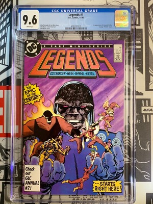 Legends #1 1st Appearance of Amanda Waller CGC 9.4 DC Comics Key MASK Insert