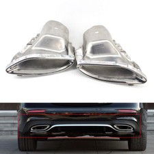 Exhaust Pipe Tips Fit For Mercedes-Benz E Class W212 W213 14+