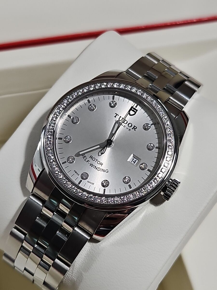 Tudor Glamour Date (53020) Factory Diamond Dial And Bezel Tudor Glamour Date (53020) Factory Diamond Dial And Bezel