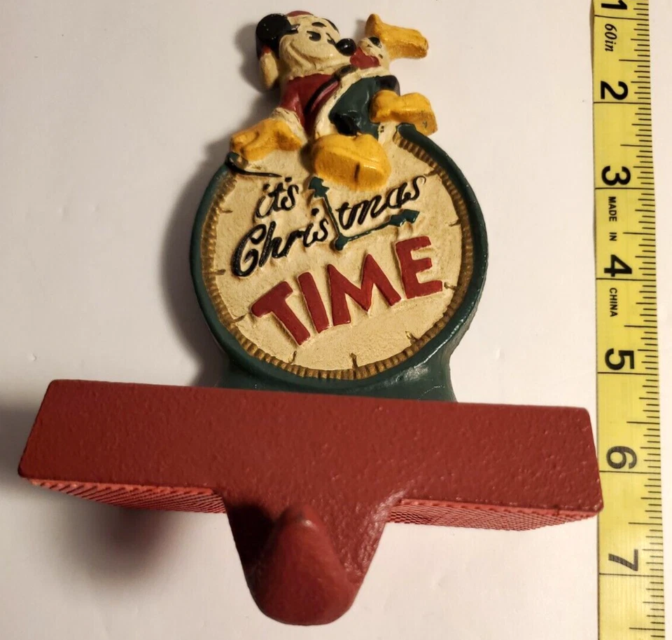 中西部铸铁迪士尼 - 圣诞节时间 - 米奇袜架衣架 — 第 2/4 张图片