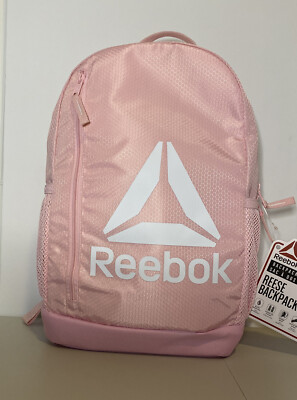 Reebok Childrens Reese Unisex Laptop Padded Backpack Pink