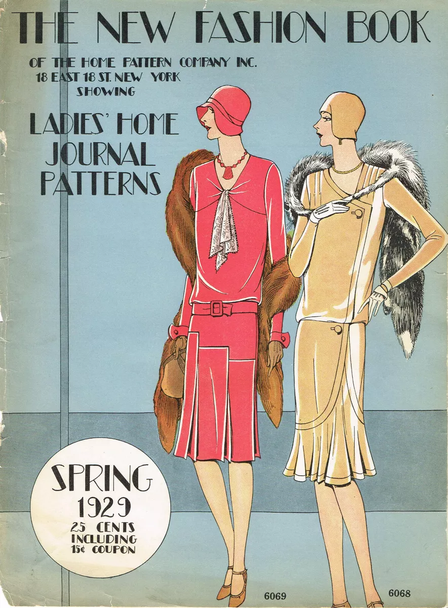 1920s Ladies Home Journal New Fashion Book Spring 1929 Pattern