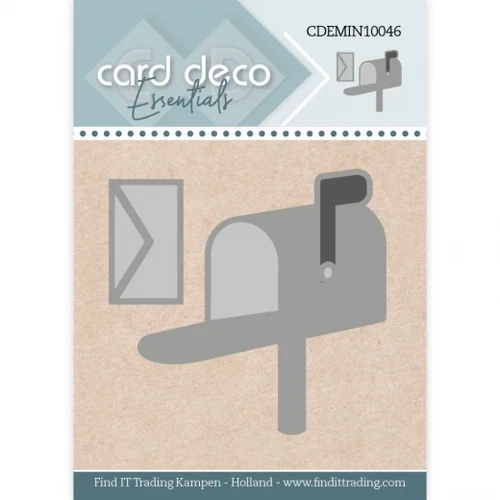 Card Deco Stanzschablone CDEMIN10046 - Briefkasten Post Brief Postkarte Karte
