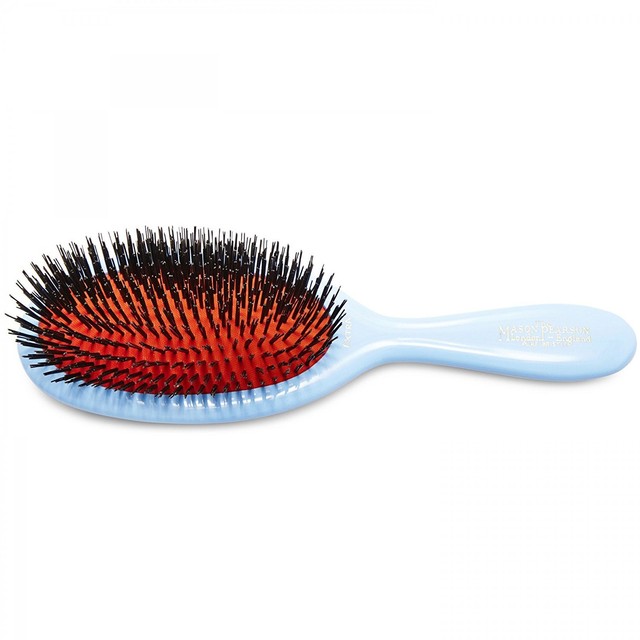 Mason Pearson B1 Extra Large Pure Boar Bristle Hair Brush Blue eBay