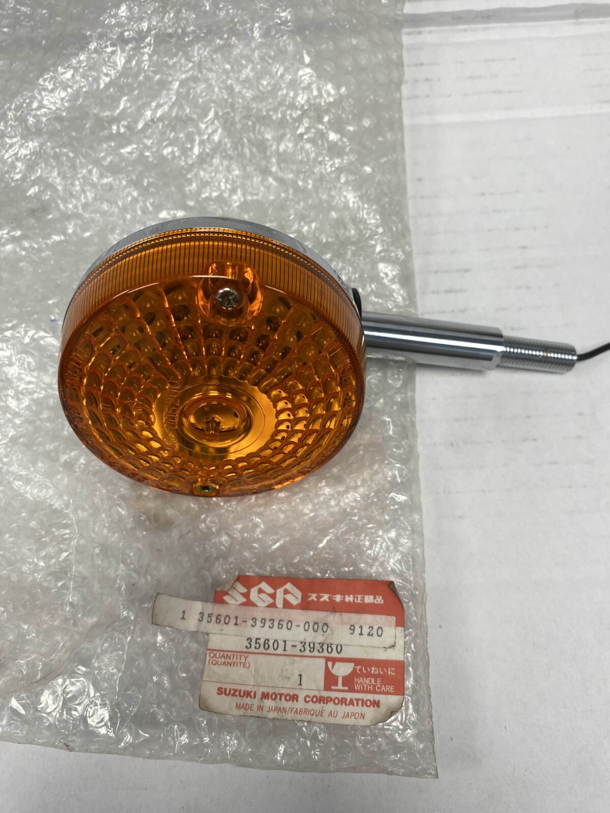 Clignotant Suzuki 35601-39360 feu indicateur orange