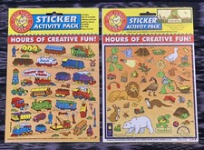 Okee Dokee Sticker Lot Activity Pack Vintage Sealed Franklin Timmy The Train New