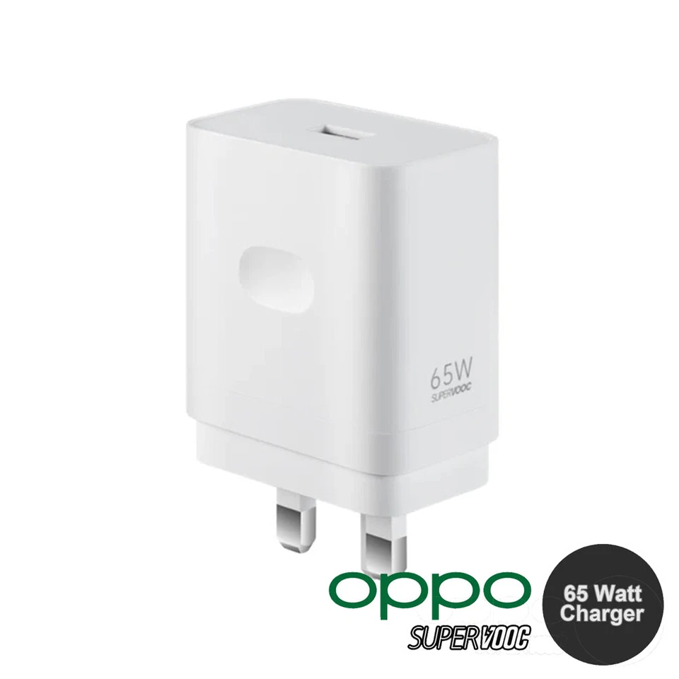 Genuine OPPO Charger 65W SUPERVOOC Fast UK Mains Plug Head Only - Image 2 of 4