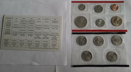2005 Mint Set Original Envelope 22 Brilliant Uncirculated US Coins Satin Finish - Picture 2 of 9