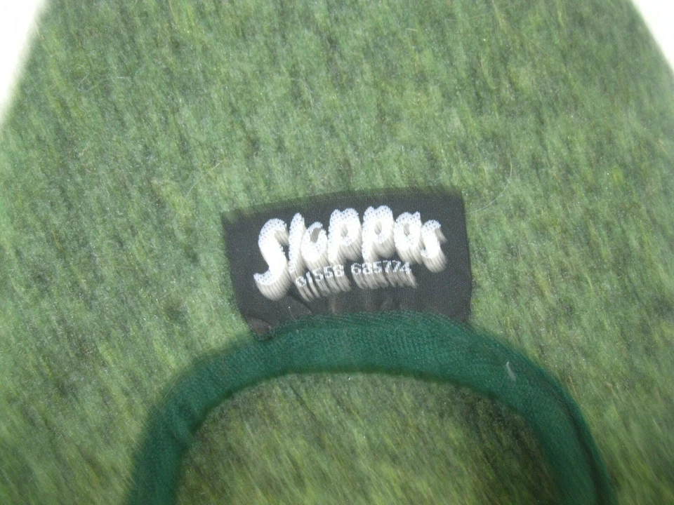 Zapatillas sin cordones SLOPPAS unisex para hombre medianas Mujer LG Verde Usado en Excelente Condición! Foto 2 de 3