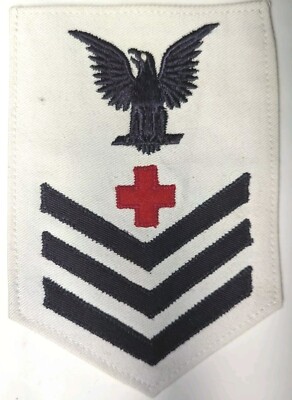 WW2 US Navy Pharmacist Mate 1st Class Rate - White Twill 1943 | eBay