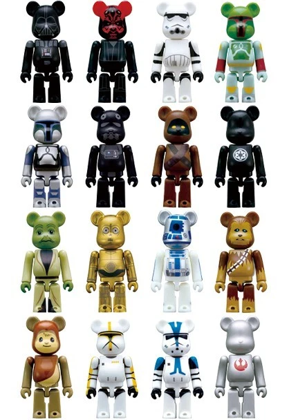 Bearbrick Be@rbrick 70% Medicom Juguete Artista Juguete Llavero STAR WARS S1-S2 Foto 2 de 3