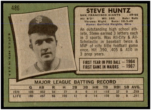 You Pick 1971 Topps Baseball EX Unless otherwise noted #467-752 BX1A - Picture 61 of 497