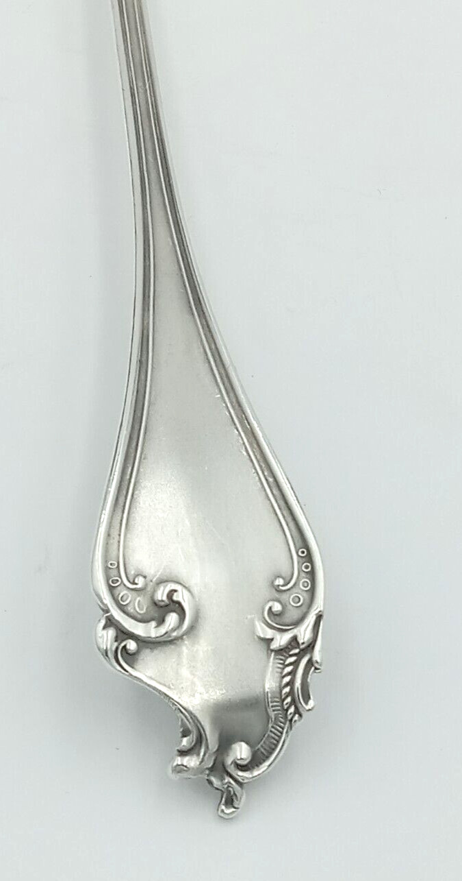 Antique Mechanics Sterling Co. Art Nouveau Winged Cherub 3 Tine Fork 8" MONO-JKL