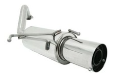 MEGAN 4" Stainless Tip Drift Axle Back Exhaust Muffler for Honda Fit 09-14 GE8