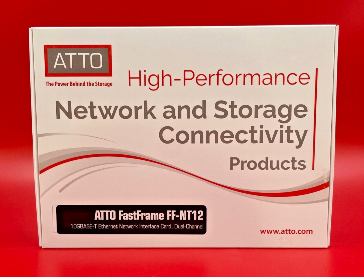 ATTO FastFrame NT12 Dual Port 10 Gigabit PCI-E Ethernet Card FFRM-NT12 ...