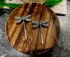 2 PC 2 Dragonfly Hair Clip Decorative Hair Pins Barrette Set New Free Ship 825