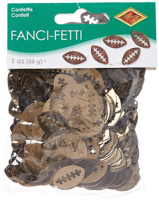 Beistle Fancy Fetti Dots – Gold Konfetti, 4 Beutel Je 1 Unze – Perfekt Für Partys, Tischdekoration & Feiern