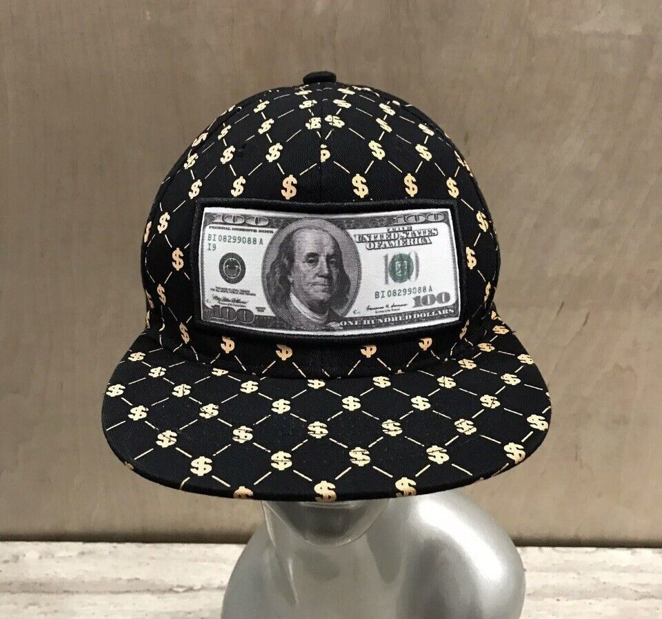 $100 BILL BENJAMIN Patch Adjustable Snapback Hat … - image 1