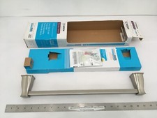 1 NEW Moen Hensley 18" Towel Bar - BRUSHED NICKEL - MY3518BN open