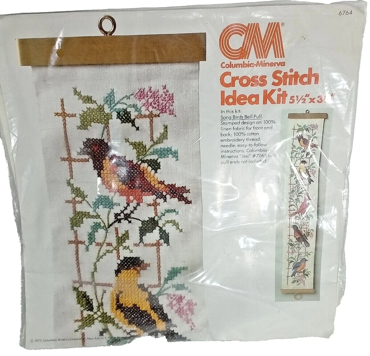 Animals & Insects Bell Pull Cross Stitch Kits