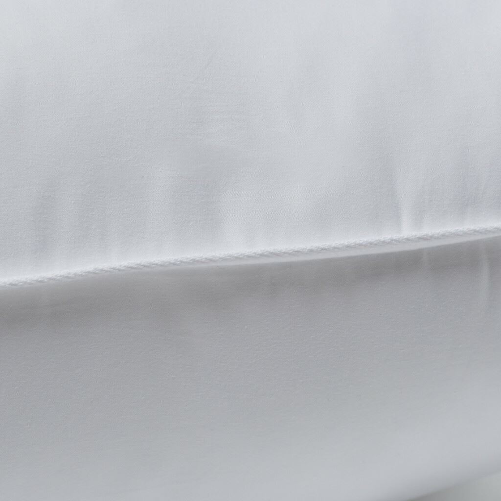 Decorative Set of 2 Lux Sateen Down Alternative King Size Firm Pillows